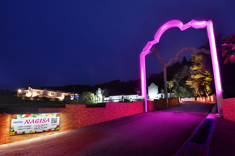 コテージ側入口